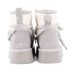 SOLO SOPRANI Boots fourree lunar Femme GRIS New