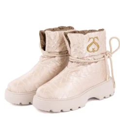 SOLO SOPRANI Boots haute matelassee Femme BEIGE Clearance