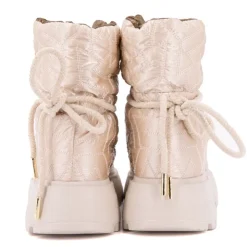 SOLO SOPRANI Boots haute matelassee Femme BEIGE Clearance