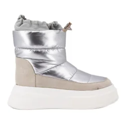 SOLO SOPRANI Boots matelassee basse Femme ARGENT Discount