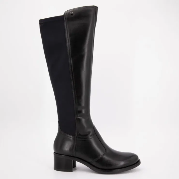 KEYS Bottes cavalière es similicuir Femme NOIR Clearance