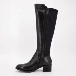 KEYS Bottes cavalière es similicuir Femme NOIR Clearance