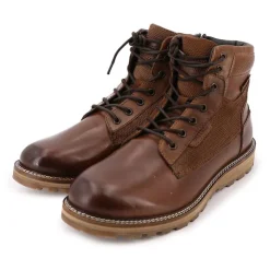 DEELUXE 74 Bottine à lacets noire Homme MARRON Clearance