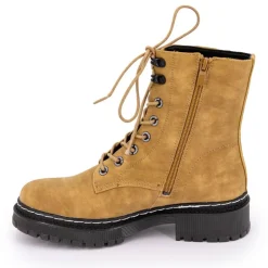 DOCKERS BY GERLI Bottine cognac semelle noire Femme MARRON Outlet