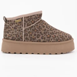 TOM TAILOR Bottine fourre 8490220010 taupe 36/41 Femme MARRON Clearance