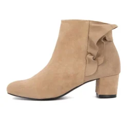 XAVIER DANAUD Bottine mantik en daim Femme BEIGE