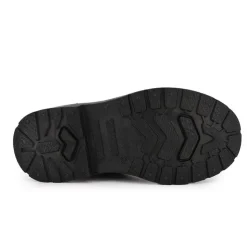 LEE COOPER Bottines à lacets similicuir grainé Enfant NOIR Outlet