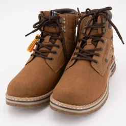 DOCKERS BY GERLI Bottines avec zip cognac avec lacets Homme MARRON Online