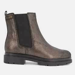 LES TROPEZIENNES PAR M.BELARBI Bottines cuir Selma à enfiler Femme BRONZE New