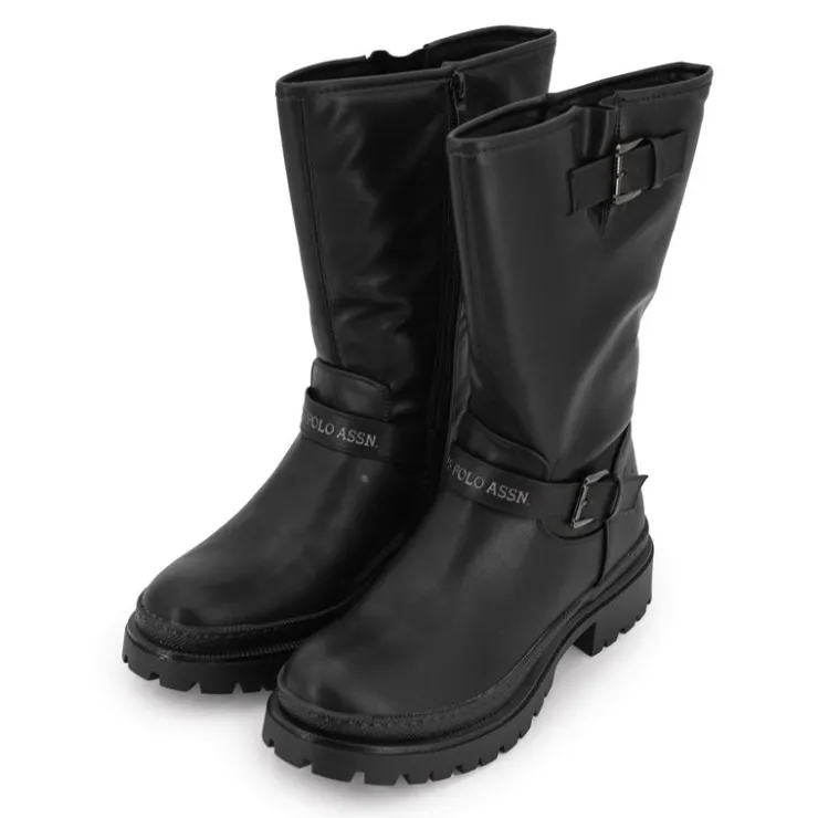 US POLO Bottines byker e Femme NOIR Sale