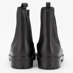 KELARA Bottines chelsea de pluie élastique Femme NOIR Sale