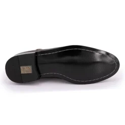 MAISON HERITAGE Bottines chelsea Matias cuir Homme MARRON Clearance