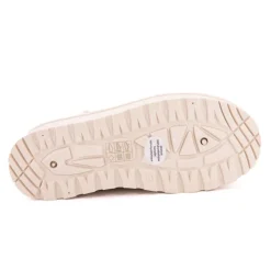 BURTON OF LONDON Bottines courtes Janina fausse fourrure Femme BLANC ECRU Hot