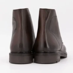 ELWIN Bottines cuir lisse avec lacets Madrid Homme MARRON Online