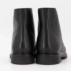 ELWIN Bottines cuir lisse avec lacets Madrid Homme NOIR Hot