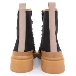 LES TROPEZIENNES PAR M.BELARBI Bottines en tissu Dypster avec fermeture éclair Femme NOIR Discount