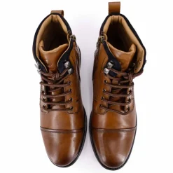 PIERRE CARDIN Bottines Henrycar à Lacets Wilex73 Cuir Homme MARRON Clearance