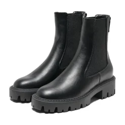 ONLY Bottines élastique en similicuir semelle crantée femme NOIR Online