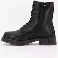 DOCKERS BY GERLI Bottines es broderie fleurs à lacets Femme NOIR Hot