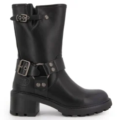 DOCKERS BY GERLI Bottines style motard montantes Femme DOCKERS NOIR Outlet
