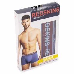 REDSKINS Boxer boite eddy Homme BLEU
