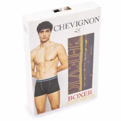CHEVIGNON Boxer boite woody Homme BORDEAUX
