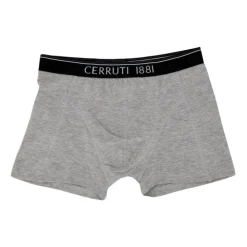 CERRUTI Boxer conton doux stretch Homme GRIS New