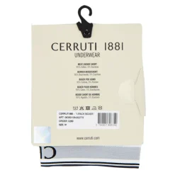 CERRUTI Boxer conton doux stretch Homme NOIR Discount