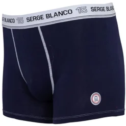 SERGE BLANCO Boxer coton elasthane ser/1/bc/cla/ass5 Homme BLEU PETROLE Outlet