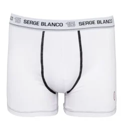 SERGE BLANCO Boxer coton elasthane ser/1/bc/cla/ass5 Homme BLANC Discount