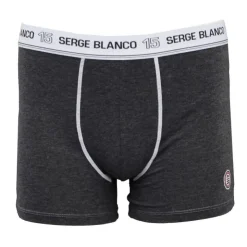 SERGE BLANCO Boxer coton elasthane ser/1/bc/cla/ass5 Homme GRIS FONCE Sale