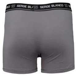 SERGE BLANCO Boxer coton elasthane ser/1/bc/cla/ass5 Homme GRIS Sale
