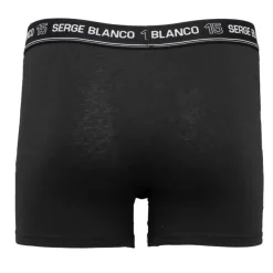 SERGE BLANCO Boxer coton elasthane ser/1/bc/cla/ass5 Homme NOIR Online