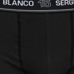 SERGE BLANCO Boxer coton elasthane ser/1/bc/cla/ass5 Homme NOIR Online