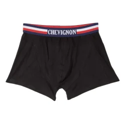 CHEVIGNON Boxer coton stretch ceinture rayée Rodrigo Homme NOIR