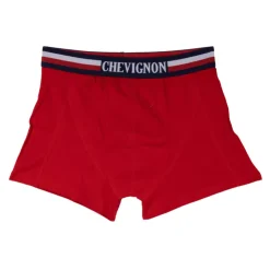 CHEVIGNON Boxer coton stretch ceinture rayée Rodrigo Homme ROUGE Discount