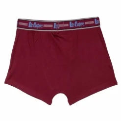LEE COOPER Boxer en coton Homme BORDEAUX Hot