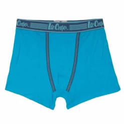 LEE COOPER Boxer en coton Homme TURQUOISE New