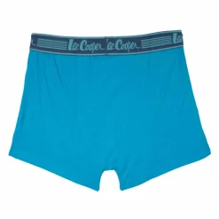 LEE COOPER Boxer en coton Homme TURQUOISE New