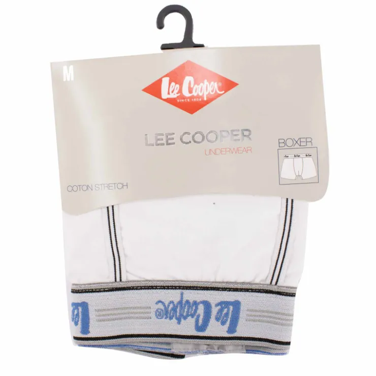 LEE COOPER Boxer en coton Homme BLANC Outlet
