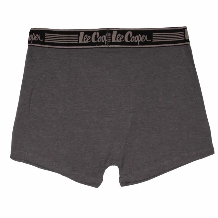 LEE COOPER Boxer en coton Homme GRIS FONCE New