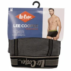 LEE COOPER Boxer en coton Homme GRIS FONCE New