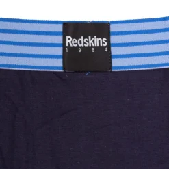 REDSKINS Boxer en coton Homme BLEU FONCE Sale