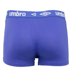 UMBRO Boxer homme coton avec élastique coloré Homme BLEU Discount