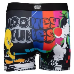 FREEGUN Boxer imprimé looney tunes Titi et Grominet Homme NOIR Outlet