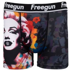 FREEGUN Boxer inspiration Andy Warhol Marilyn Monroe Homme NOIR Online
