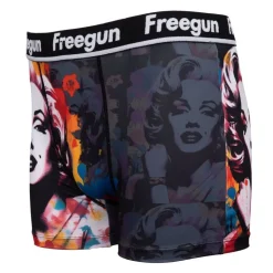 FREEGUN Boxer inspiration Andy Warhol Marilyn Monroe Homme NOIR Online