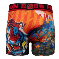 FREEGUN Boxer microfibre imprimé tigre avec motifs Enfant MULTICOLORE Best