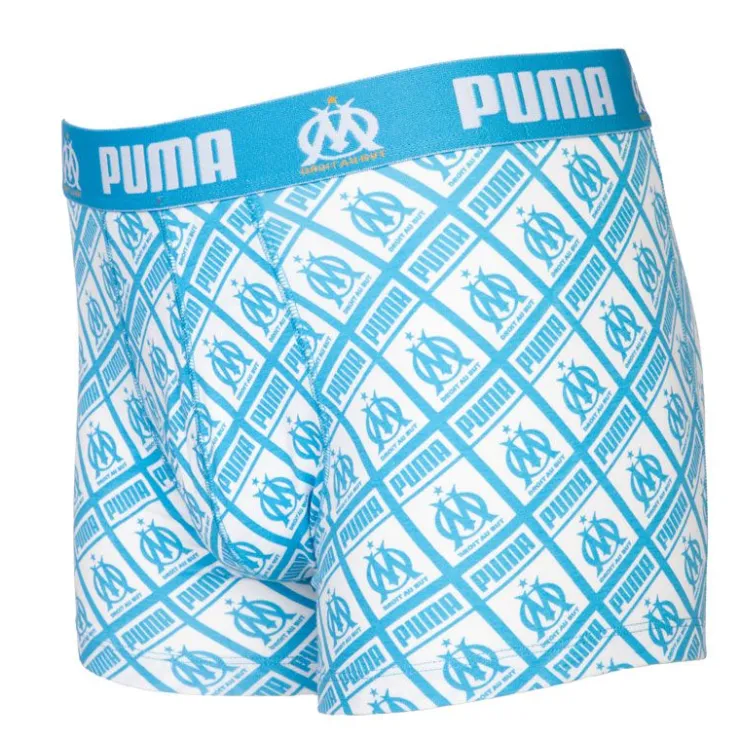 PUMA Boxer OM Homme BLEU Discount