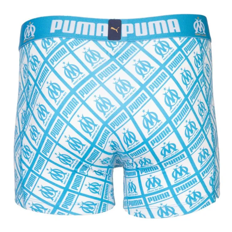 PUMA Boxer OM Homme BLEU Discount